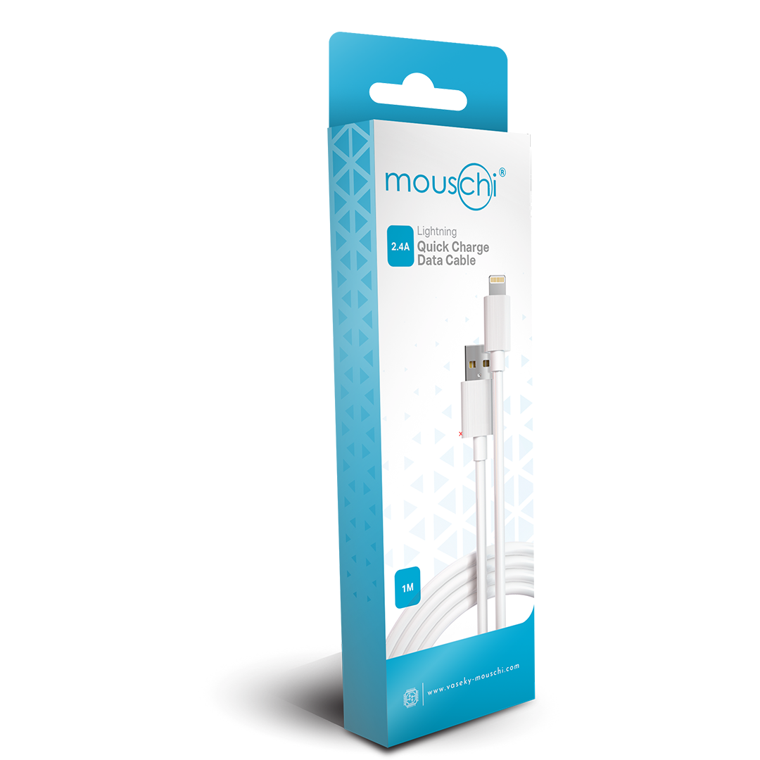 Mouschi Lightning Quick Charge Data Cable 1M